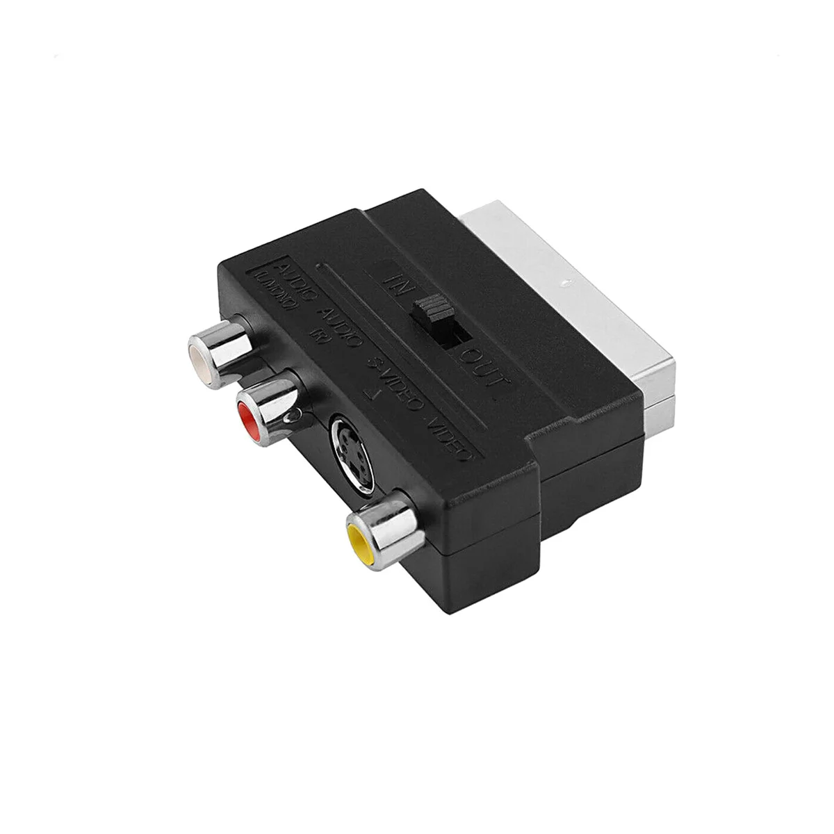 Cavo audio WHQT 1080P compatibile HDMI maschio S-Video a 3 RCA AV con adattatore Phono SCART a 3 RCA