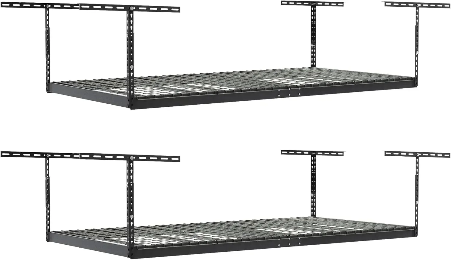 Overhead Garage Storage Rack, Heavy Duty Racks for Garage w/ 600 lb Capacity, Easy Garage Storage Adjustable