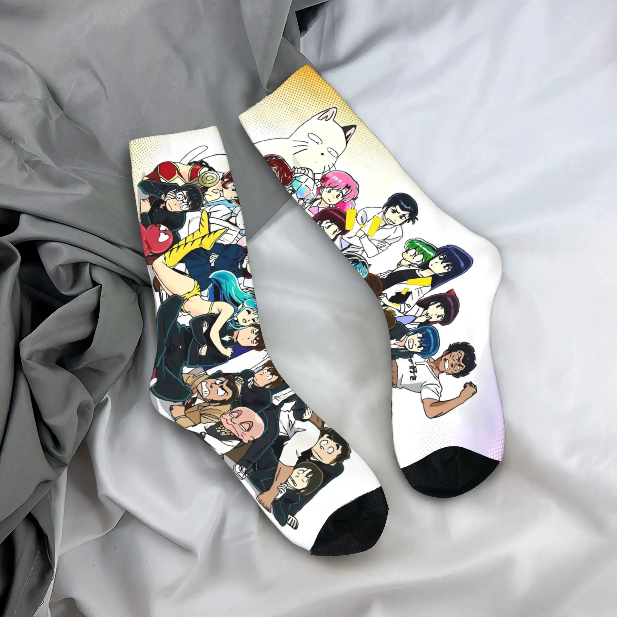 

Готические чулки Lum Urusei Yatsura, винтажные носки для взрослых и мужчин, дышащие носки, осенние нескользящие носки для занятий спортом на открытом воздухе