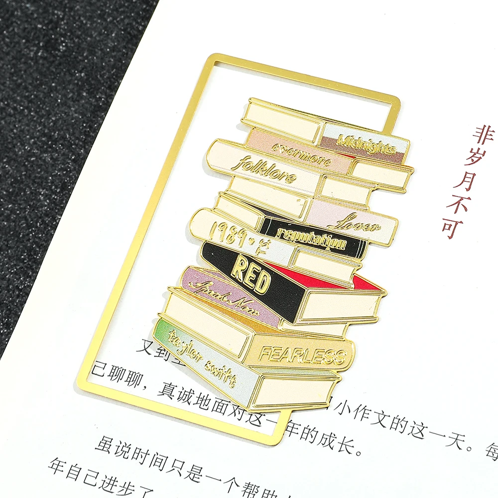 팬을위한 1pcs 여신 금속 북마크 즐겨 찾기 독서 액세서리 북마크 학생을위한 독특한 연구 문구