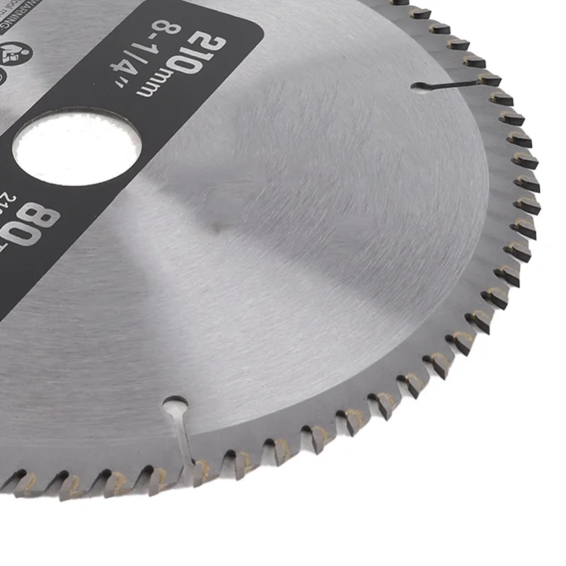210mm 80 Teeth Bore Diameter 30mm Circular Saw Blade With 3 O Rings