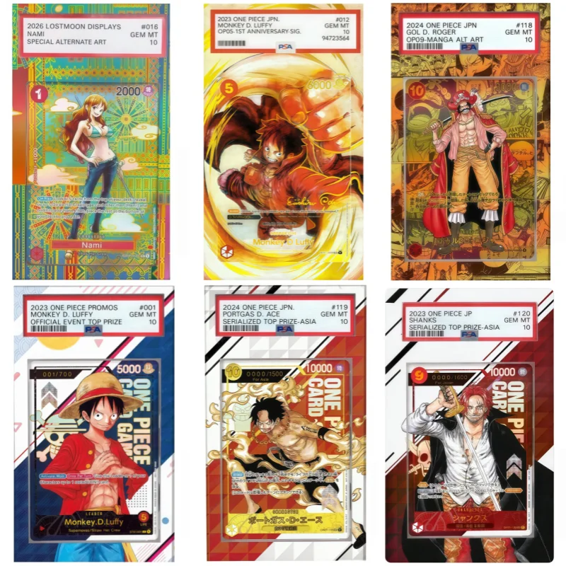 Anime Art Display for ONE PIECE Luffy Roger Nami Shanks Anime Game Expand Art Fan Gift Acrylic Protective Case Keychain No Shell