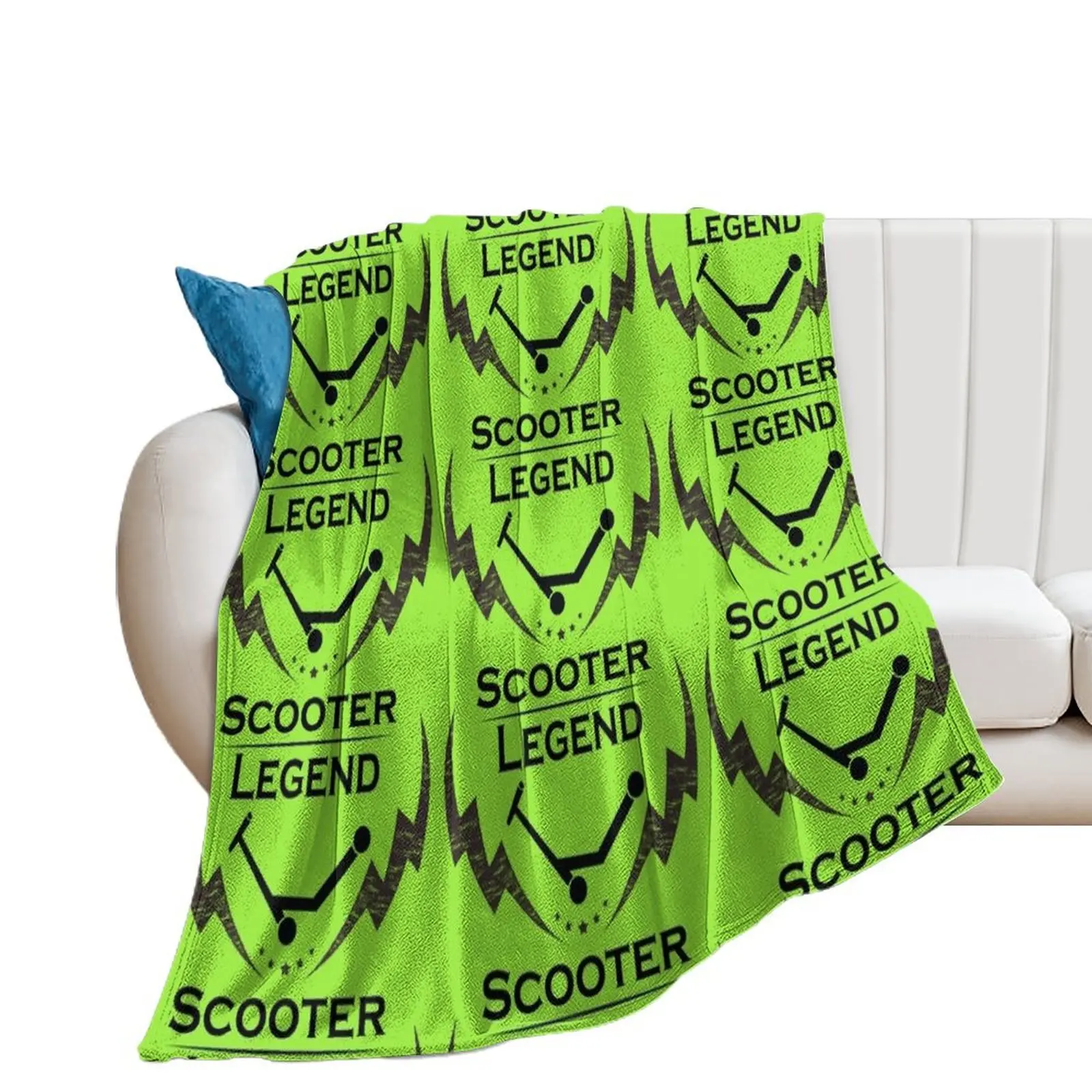 Scooter Legend Shirt - Bro Scoot Son Scoot Brother tshirt Winner Birthday Throw Blanket