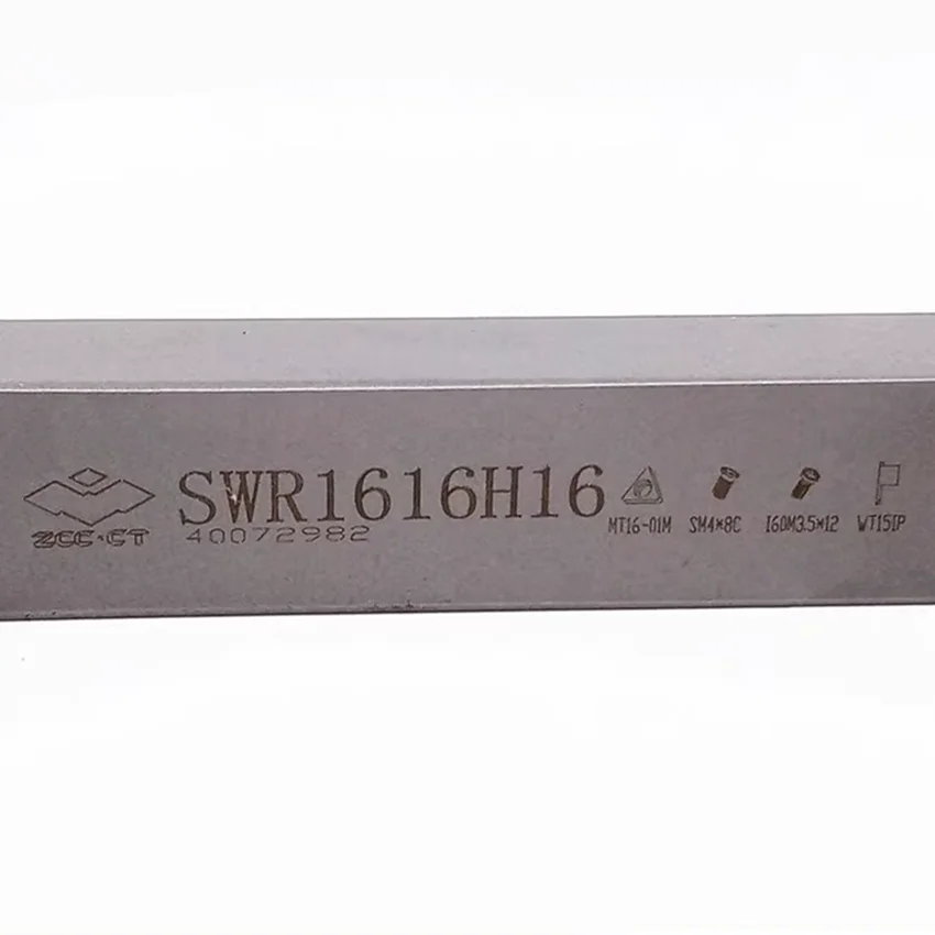 SWR1616H16/SWL1616H16/SWR1616H16B ZCC.CT External Turning Tool Thread Inserts Tool 1PCS/BOX