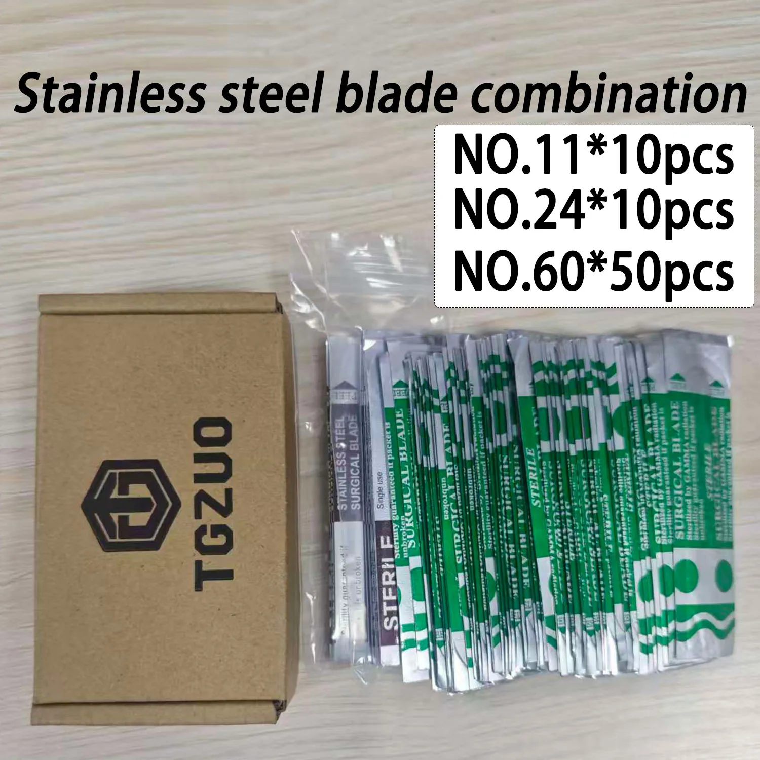 

Stainless steel blade combination