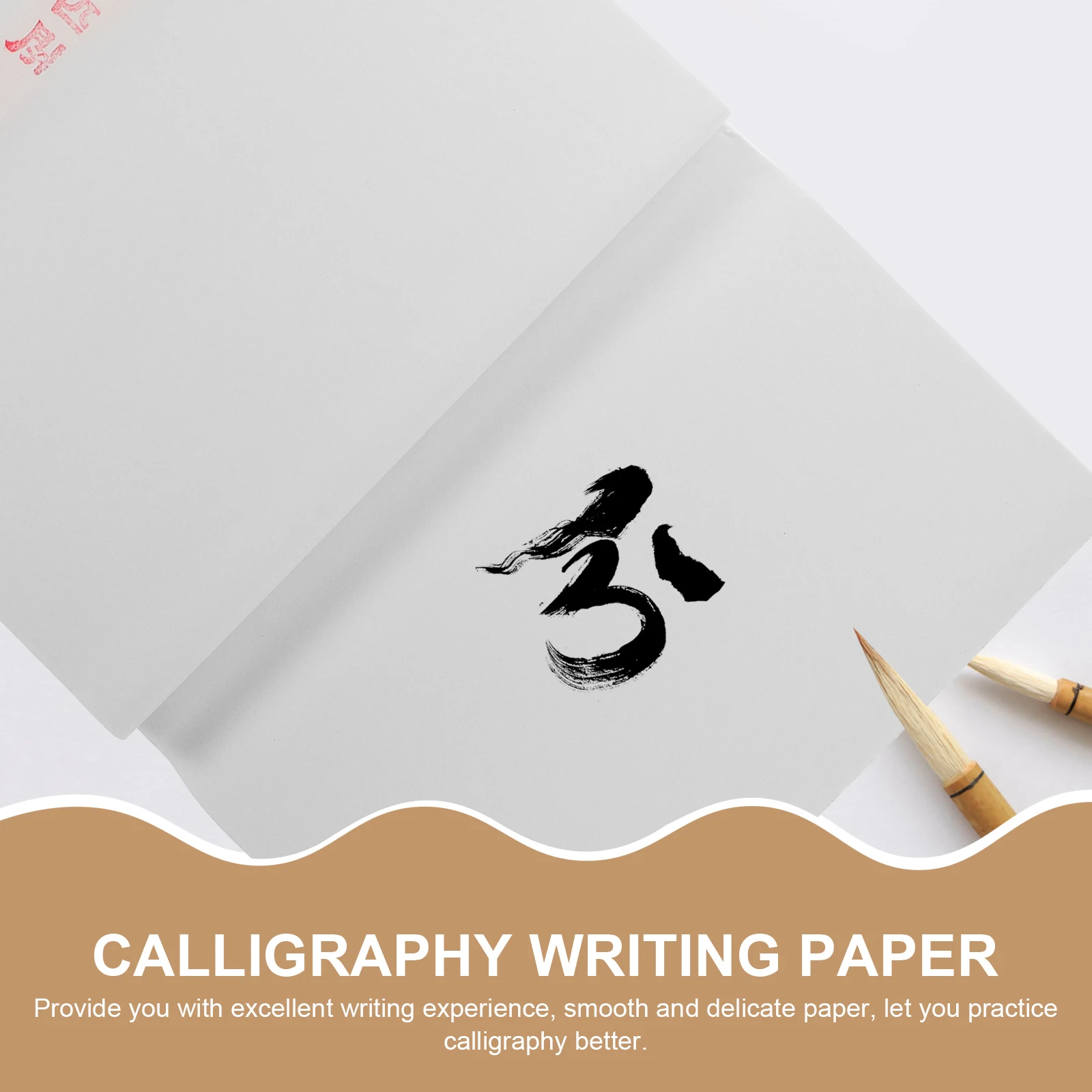 

100 Sheets Thickened Rice Paper Painting Blank Ink Caligraphy Printmaking Multipurpose