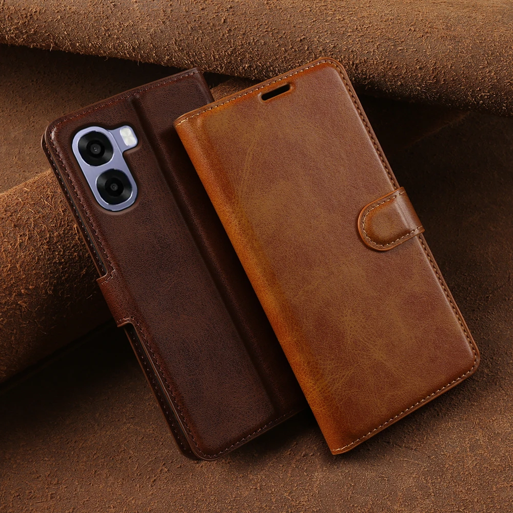 

Premium Calf Leather Flip Case For OPPO A6X A6T 4G Reno 15F 15FS 5G Reno15 F FS F31 A6 Pro Phone Case Cover A 6 X T 15 F Coque