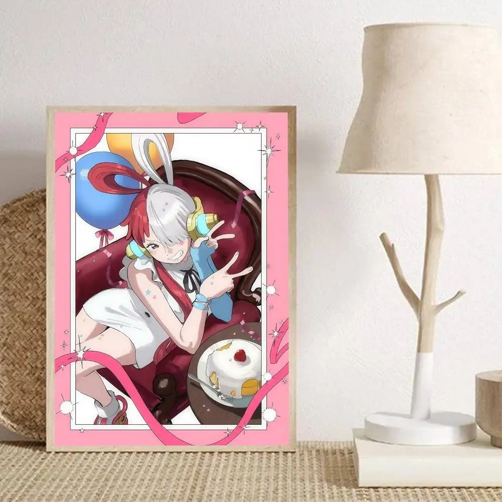 1pc Anime One Piece Uta Posters HD Print Vintage Wall Art Decor for Home Study Room view 6