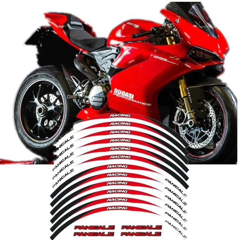 For DUCATI PANIGALE 1199 S 899 1299 S R 959 Motorcycle Parts Contour Wheel Decoration Decal Sticker - 6