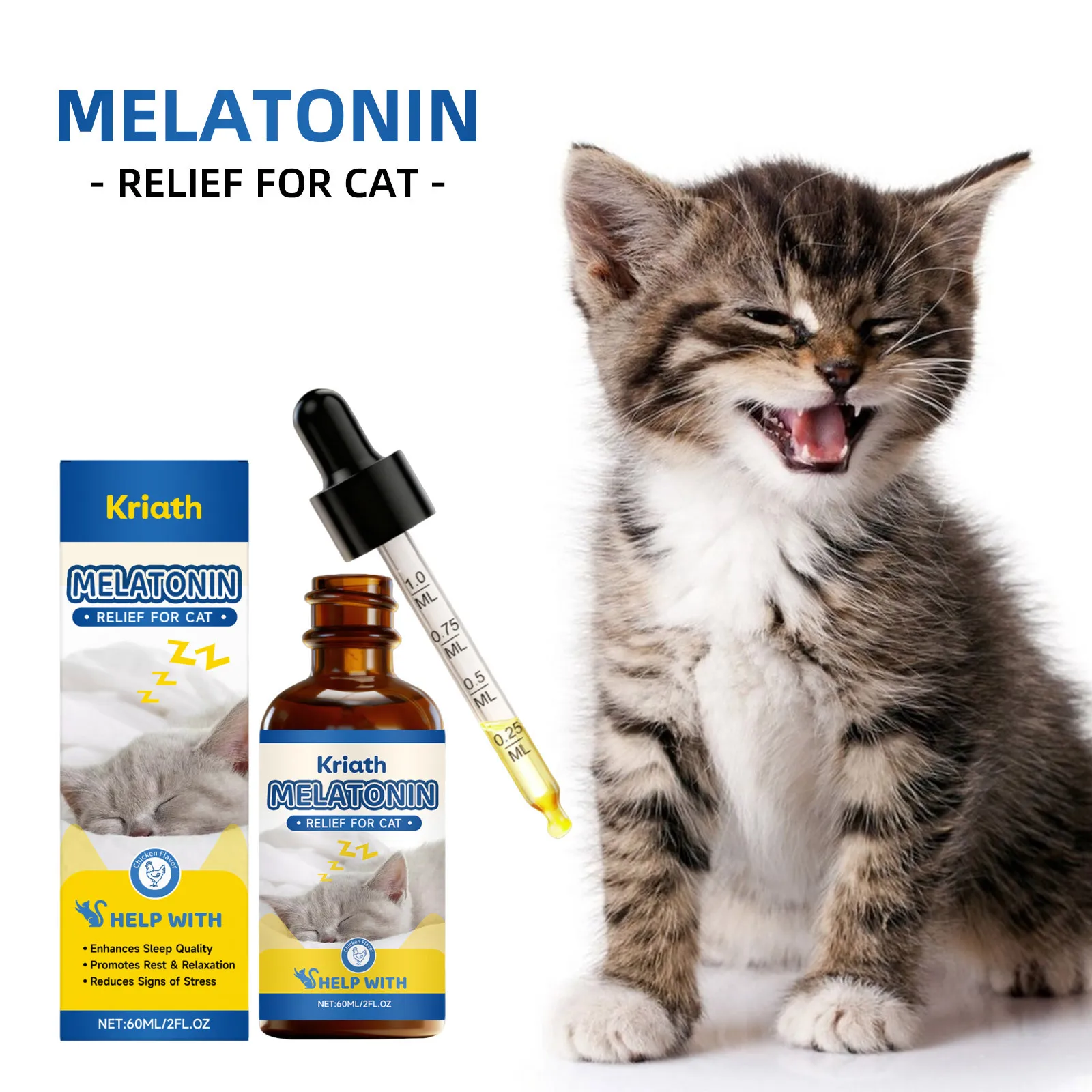 

Капли для ухода за кошками - Ежедневное бережное питание и комфорт на основе растительной формулы, поддержка кожи и шерсти для всех кошек, гипоаллергенные