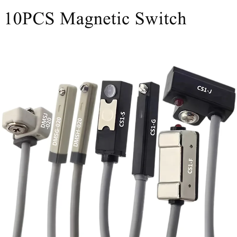 10-個磁気スイッチセンサー-d-a93-d-z73-d-c73-d-a54-d-a73-d-m9b-d-m9n-d-m9p-d-m9bv-d-f8b-空気圧シリンダー磁気スイッチ