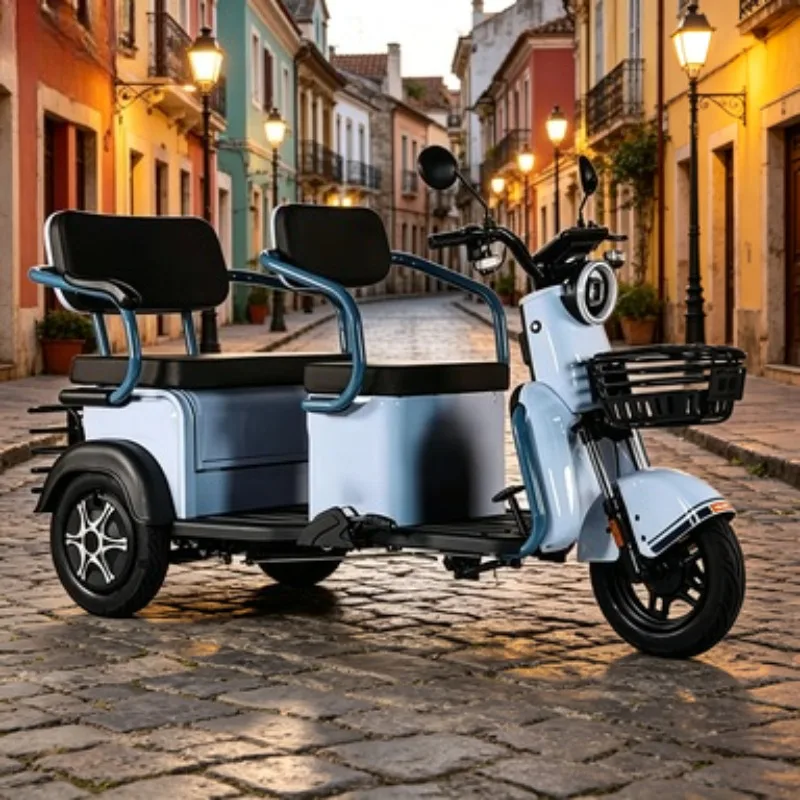 

Premium Edition Adult Electric-tricycle Open Body 30-50Km/h 3 Passengers Three Wheels Electric Tricycle Cargo Electric Tricycle