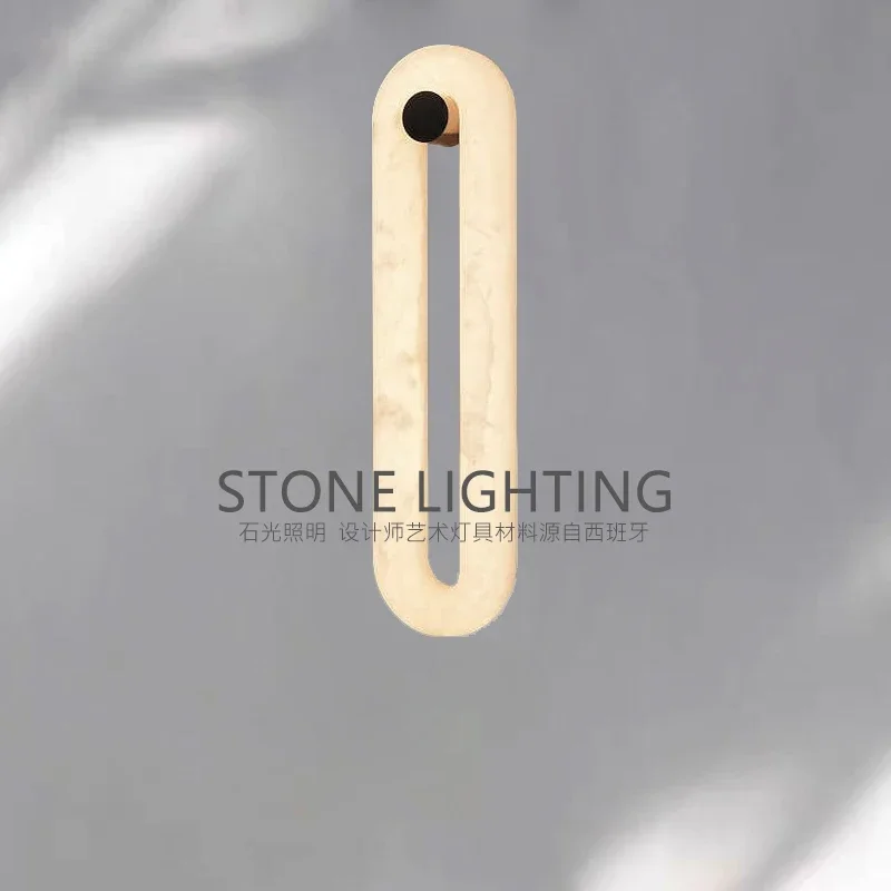 Simple Light Luxury Living Room Background Wall Lamp Modern Simple Creative Grand Staircase Corridor Bedroom Headboard Marble
