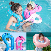 Rooxin Inflatable Swimming Vest Swim Ring for Adult Water Play Tube Swimming Circle Pool Float Air Mattress Beach Party Toy