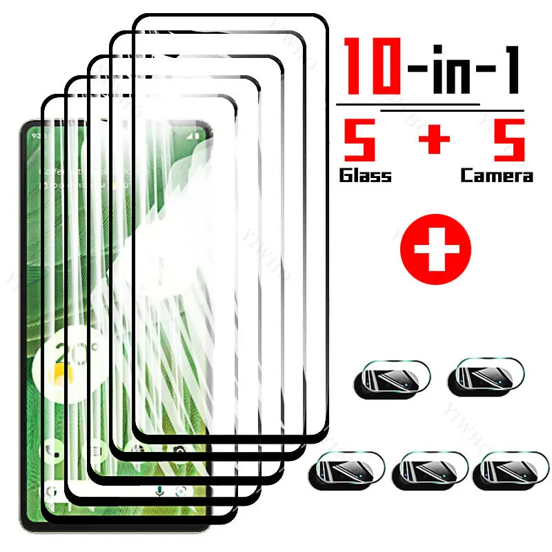 Protector de pantalla de vidrio templado para Google Pixel 7, 6, 6A, 5, 4A, 5A, 5G, para Google Pixel 7, 6, 5, 6a, 5a, 4a