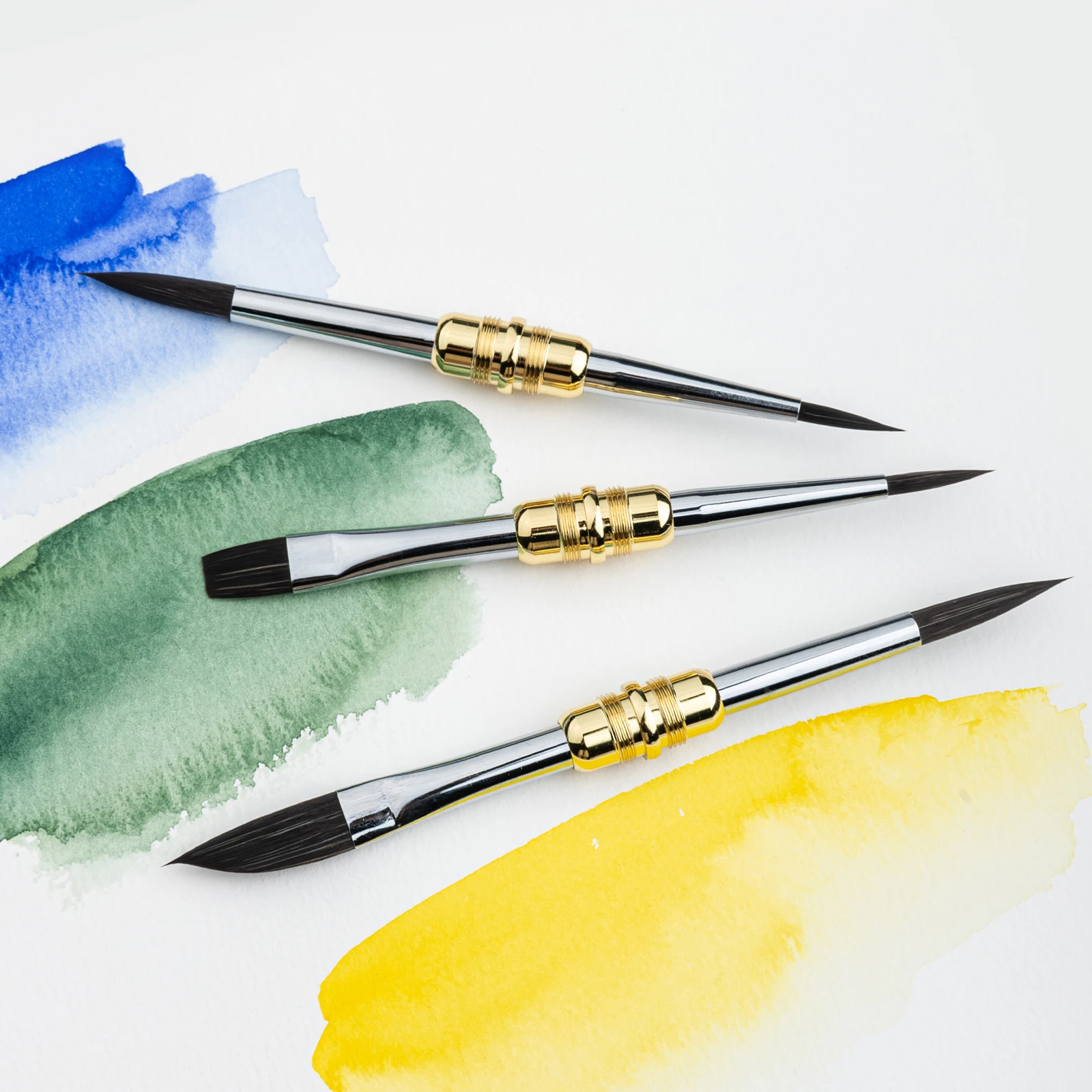 SeamiArt Dual Brush Tip Reise-Malpinsel Nylonhaar Tragbarer Zeichenstift für Aquarell Acryl Gouache – Detail 2