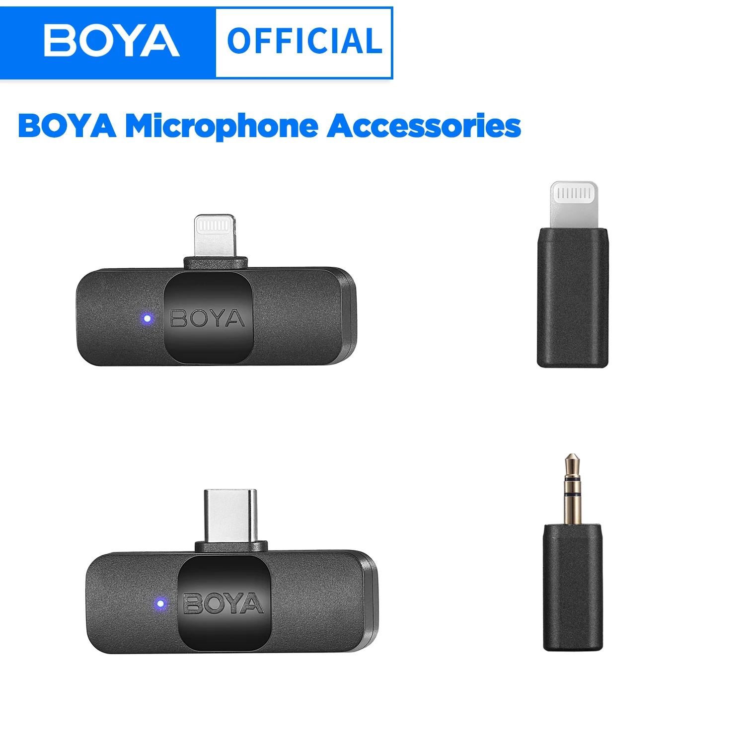 BOYA BY-V BOYALINK BY-WM3T2 BY-M1V BOYAMIC Bezprzewodowy adapter mikrofonu Lavalier Omic Oddzielne akcesoria sprzedawane