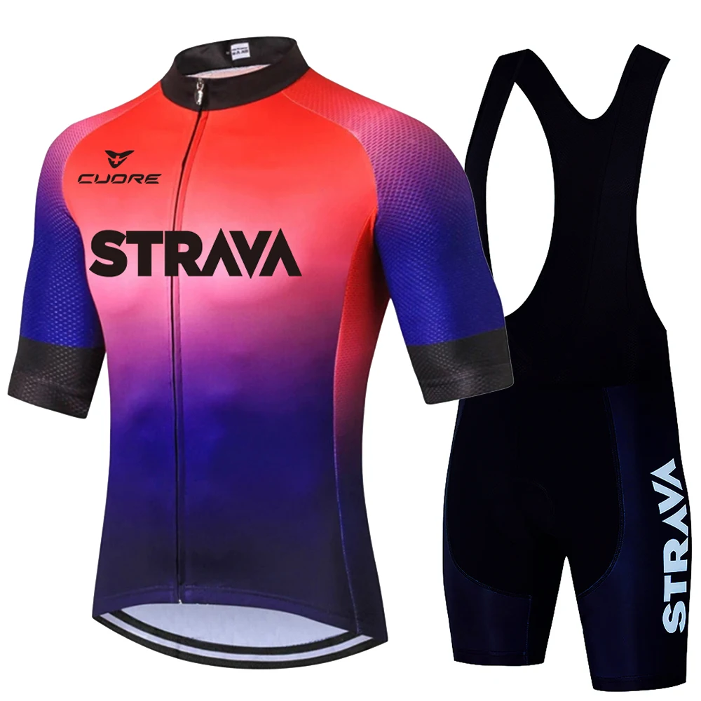 CUDRE STRAVA Jersey Cycling Bib Short Cycling Men Mountain Bike Jerseys Long Padding Bycicle Mtb Bicycle Clothing Men's Shorts