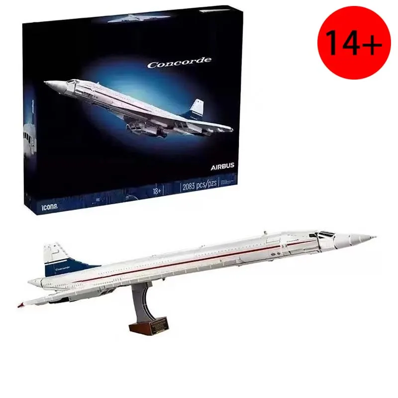 

2083 детали, масштаб 1:60, модель сверхзвукового самолета, конструктор, игрушка-подарок для детей и взрослых