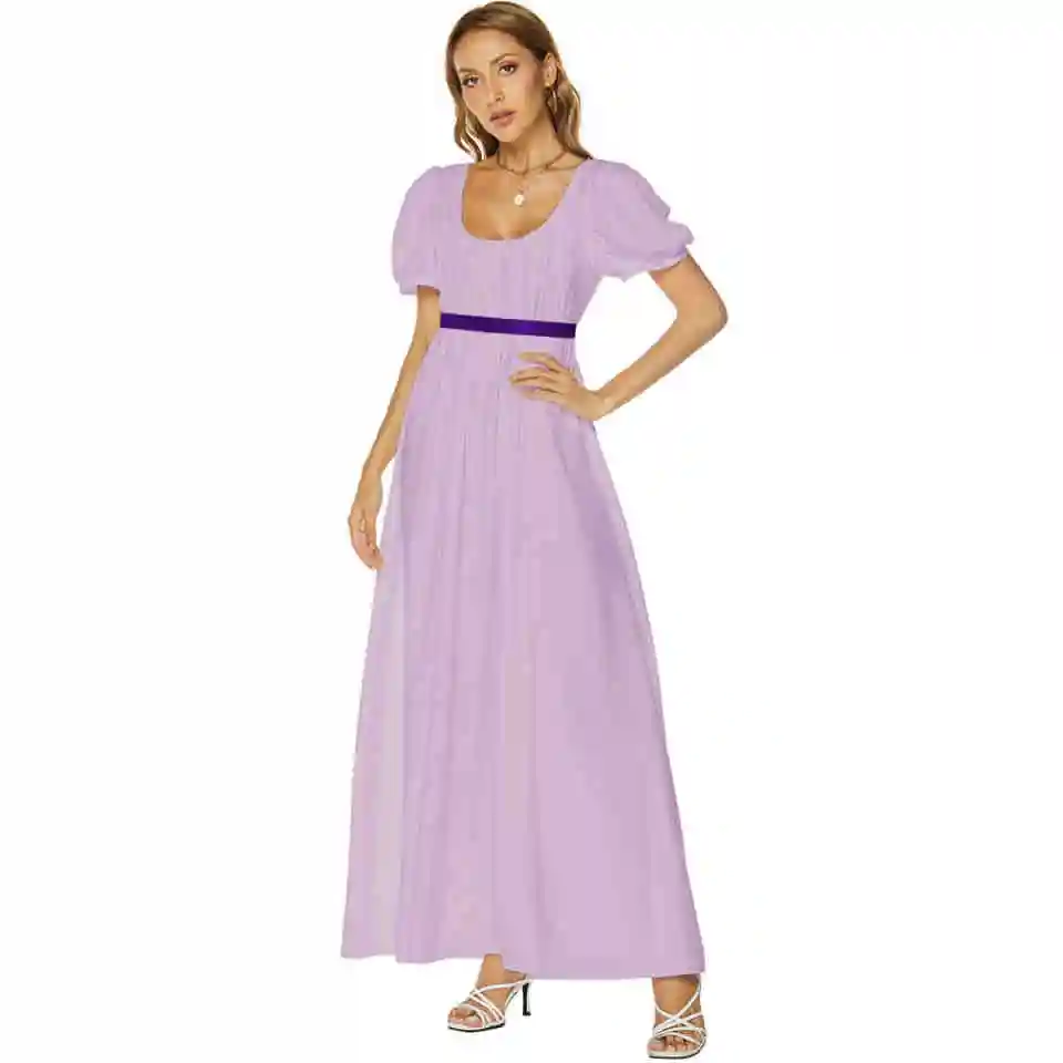 Retro-Kleid, hohe Taille, Ballkleid, viktorianisches Teekleid, Halloween-Kostüm