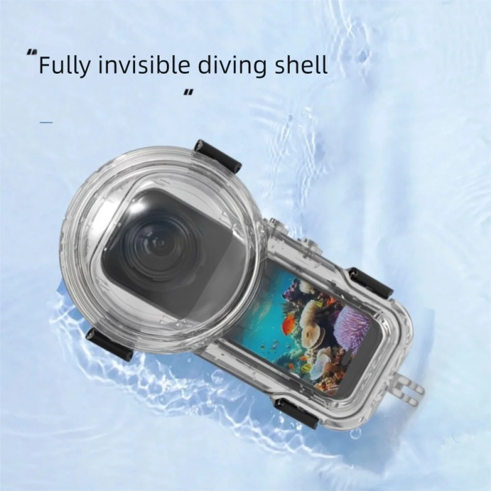 Full Stealth Dive Waterproof Case for Insta360 X5 Action Camera, 60M Waterproof Protective Housing, Camera Accessories