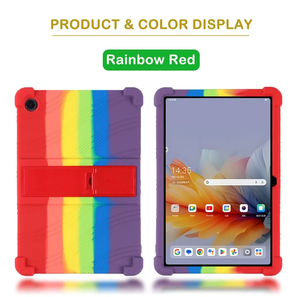

Для Lenovo Tab 10,1 2025 TB311FU TB311XU 10,1 дюйма (ZAEH0063JP) чехол, мягкая силиконовая подставка, регулируемый чехол для планшетов, fundas