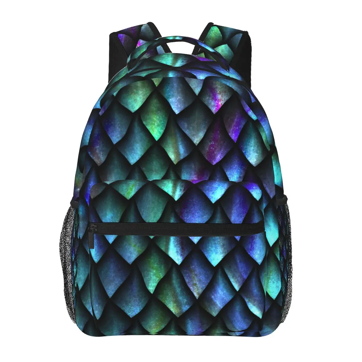 

Backpack Casual Travel Bag Dragon Scales School Bag Fashion Shoulder Bag For Teenage Girl Bagpack