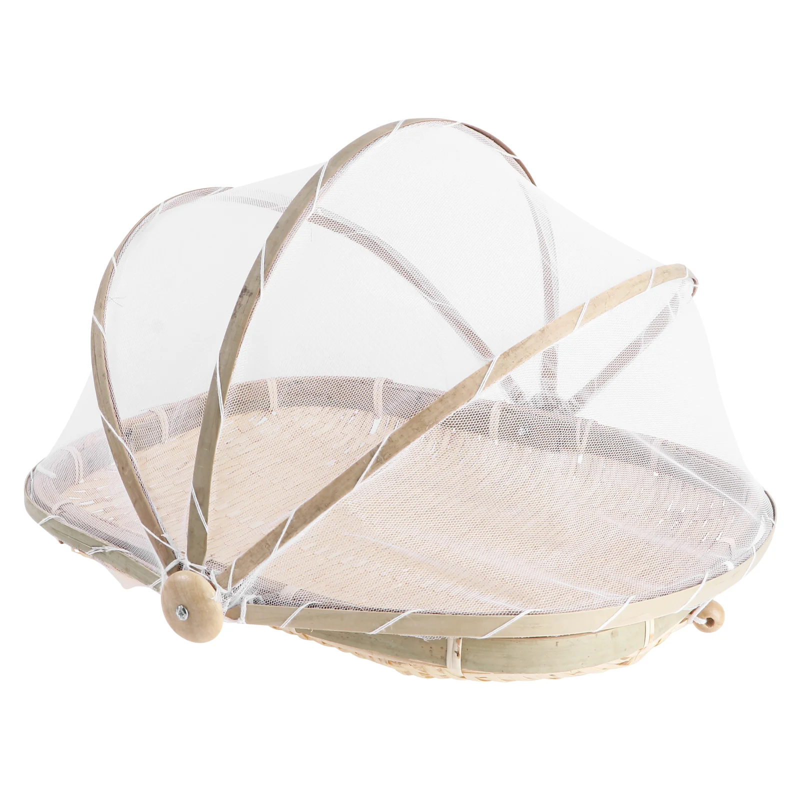 

Bamboo Storage Basket Food Woven Container Creative Ware Warming Tray Cover Mesh Bread Baskets