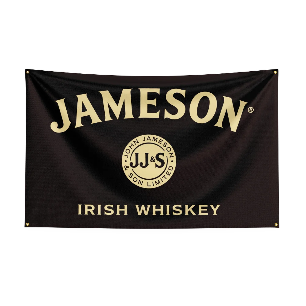 3×5ft J-jameson irishs whiskey Flag Polyester Printed Alcohol Wine Banner For Decor Drink rum Beer Flag