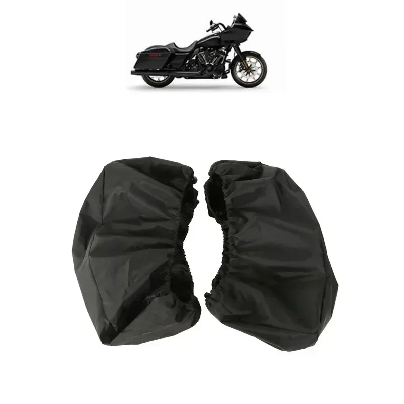 Accesorios moto Waterproof Lid Covers Audio Speaker Lid For Harley Touring Saddlebag Electra Road Glide