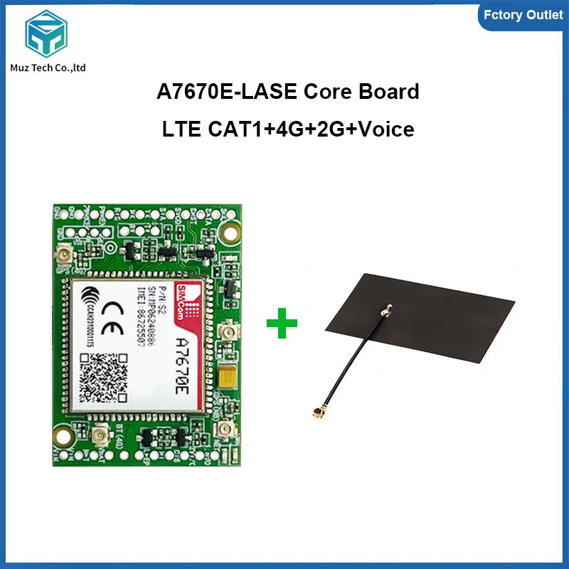 SIMCOM A7670E-LASE Комплект макетной платы LTE CAT1 Модуль 4G 2G Голос без комплекта систем основной платы GPS с антенной для Европы
