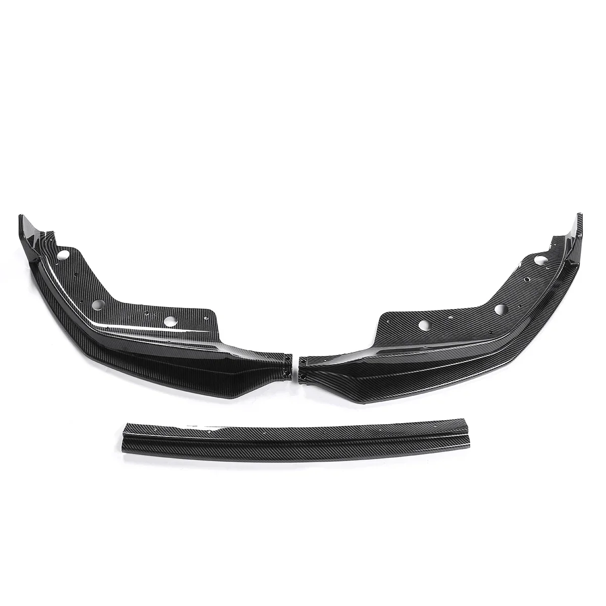 3PCS MP Style G20 Car Front Bumper Lip Spoiler Splitter Diffuser Detachable Cover Guard For BMW 3 Series G20 2019 2020 Body Kit