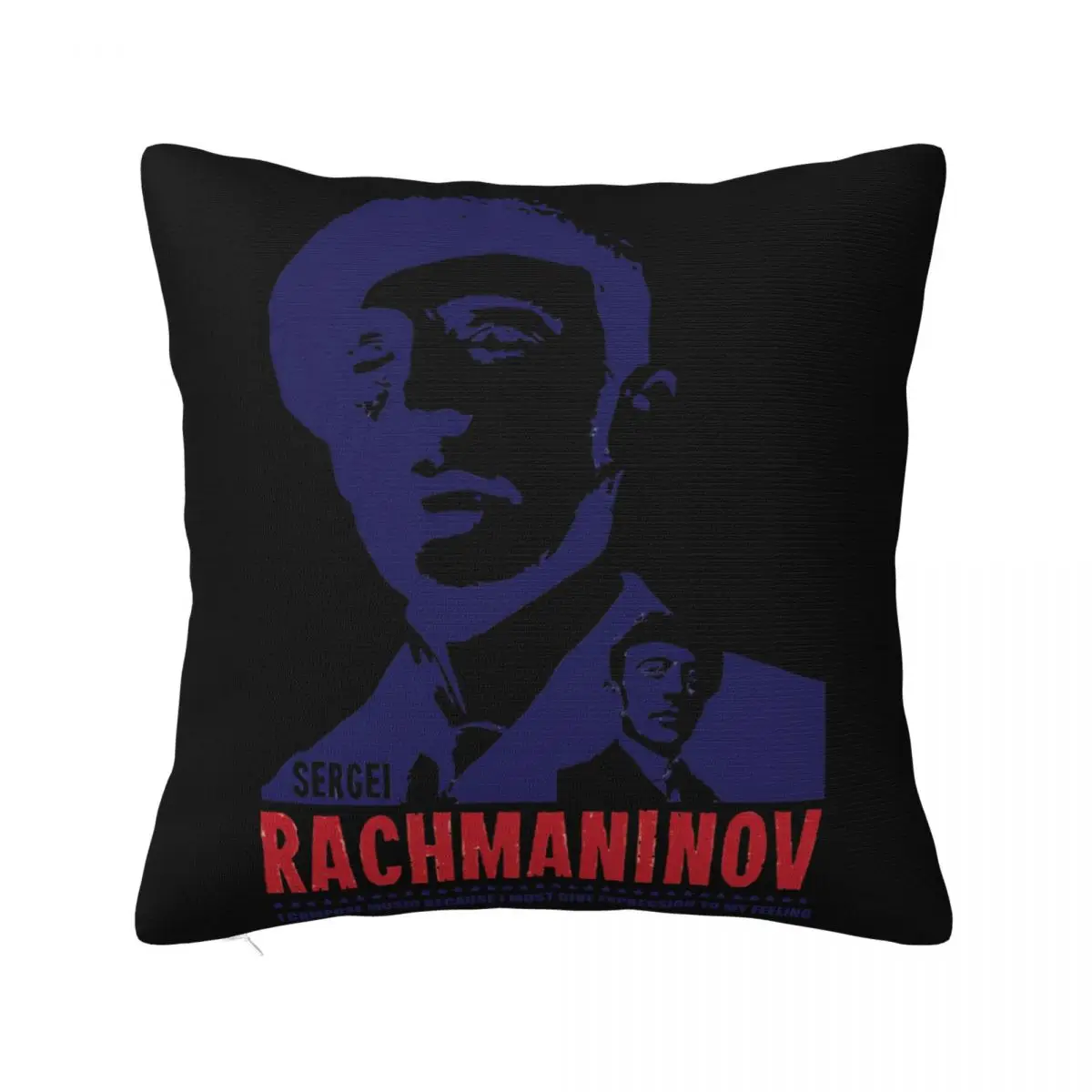 Sergei Rachmaninov Classical Music Mozart Beethoven Discount Steampunk Different Hip-Hop Dj Pillow Case