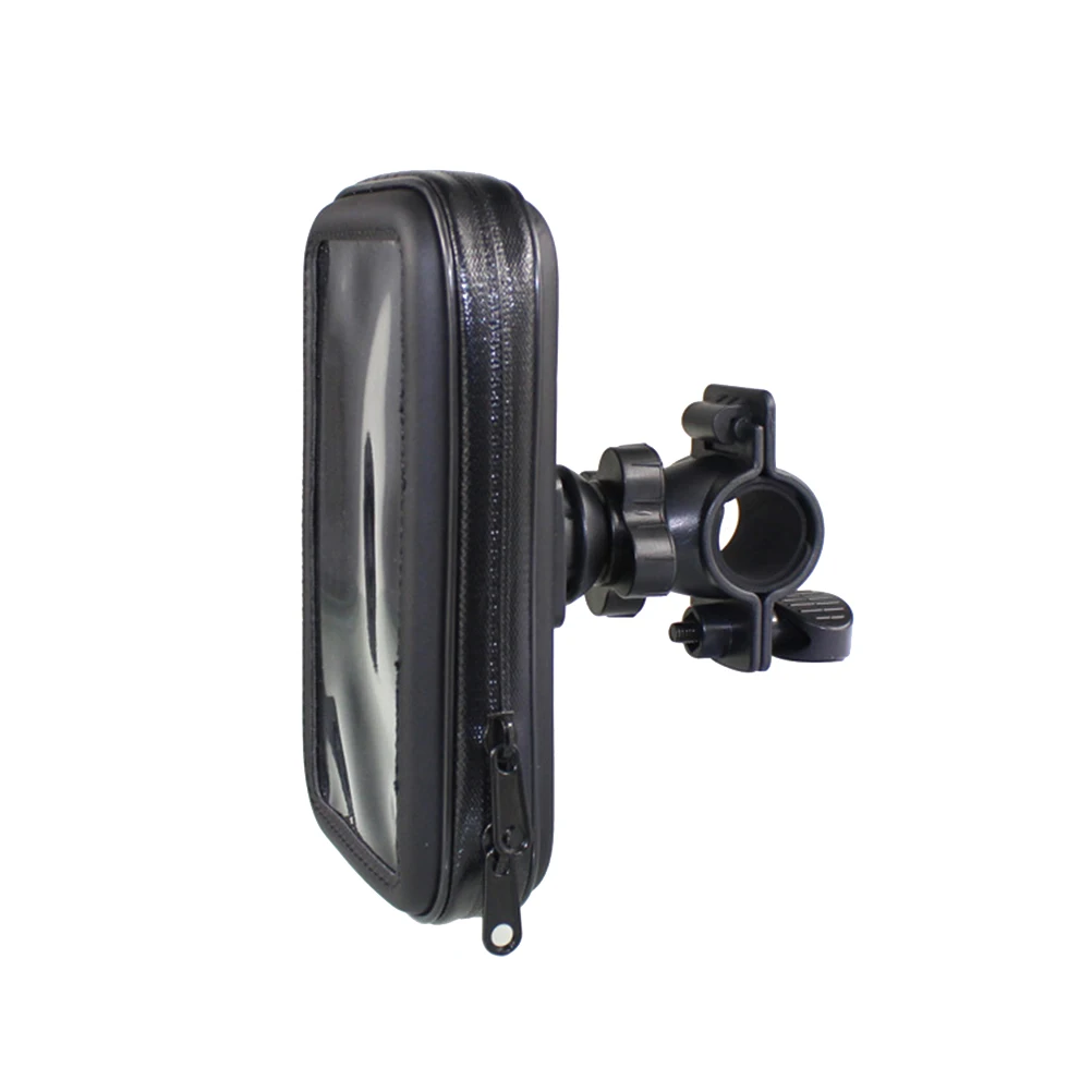

Waterproof Motorcycle Mobile Phone Bag Adjustable Bike Mount Holder for Cycling 360 Rotatable Dustproof EVA Pads Handlebar Fit