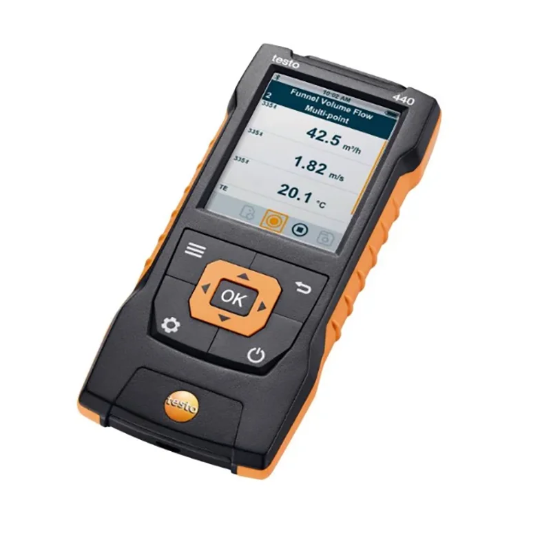 Testo 440 Delta P Flow ComboKit 1 Lux Kit Light Meter Air Velocity And IAQ Measuring Instrument 0563 4409