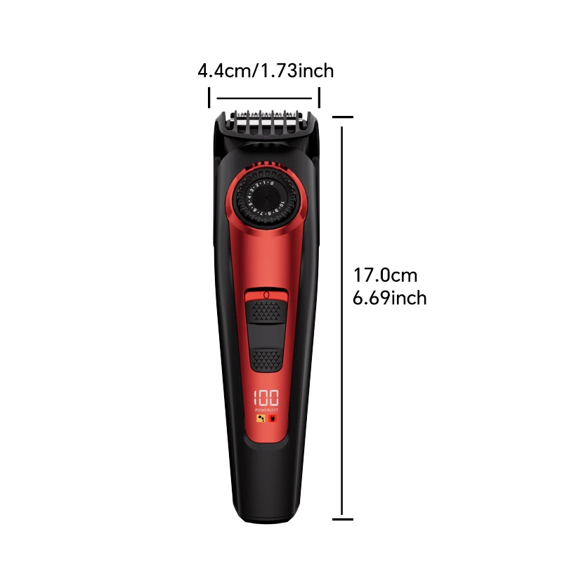 USB Men's Hair Clipper Multifunctional Gear Adjustment, Shaving, Hair Cutting, Shaving, Essential for Home and Travel