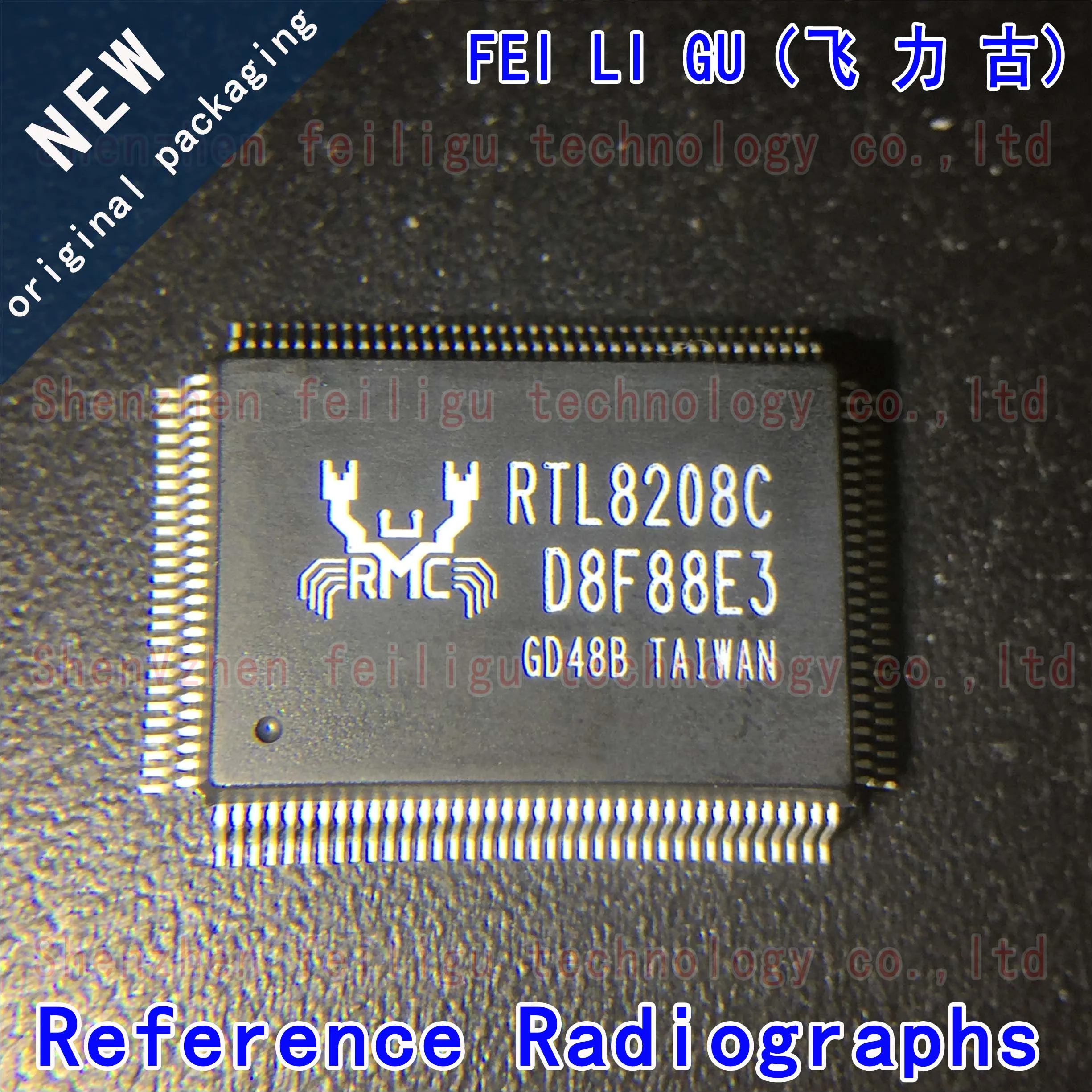 1~30PCS 100% New Original RTL8208C-GR RTL8208C RTL8208 Package:QFP128 Ethernet Transceiver Chip