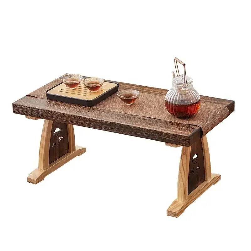 Japanese Coffee Tatami Tea Table Modern Mini Zen Simple Household Desk Suitable for Living Room, Rest Room and Office Tea Table