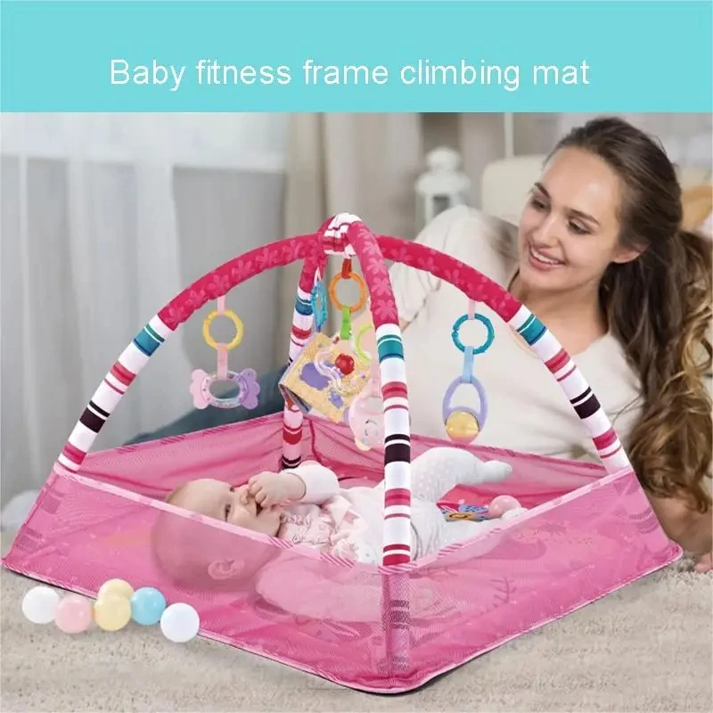 Clôture multifonction pour activité de bébé, jeu de gymnastique pour tout-petits, polymère de jeu doux, jouet pour bébé, cadeaux pour nouveau-né de 0 à 18 mois