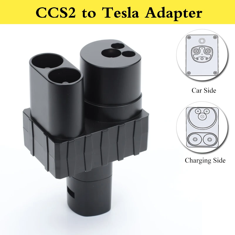 COMBO CCS2 to tesla dc Adapter Electric car vehicle ev charger 400A charging EVSE Converter Connector