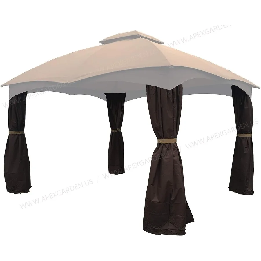 4 Poles Brown Corne…