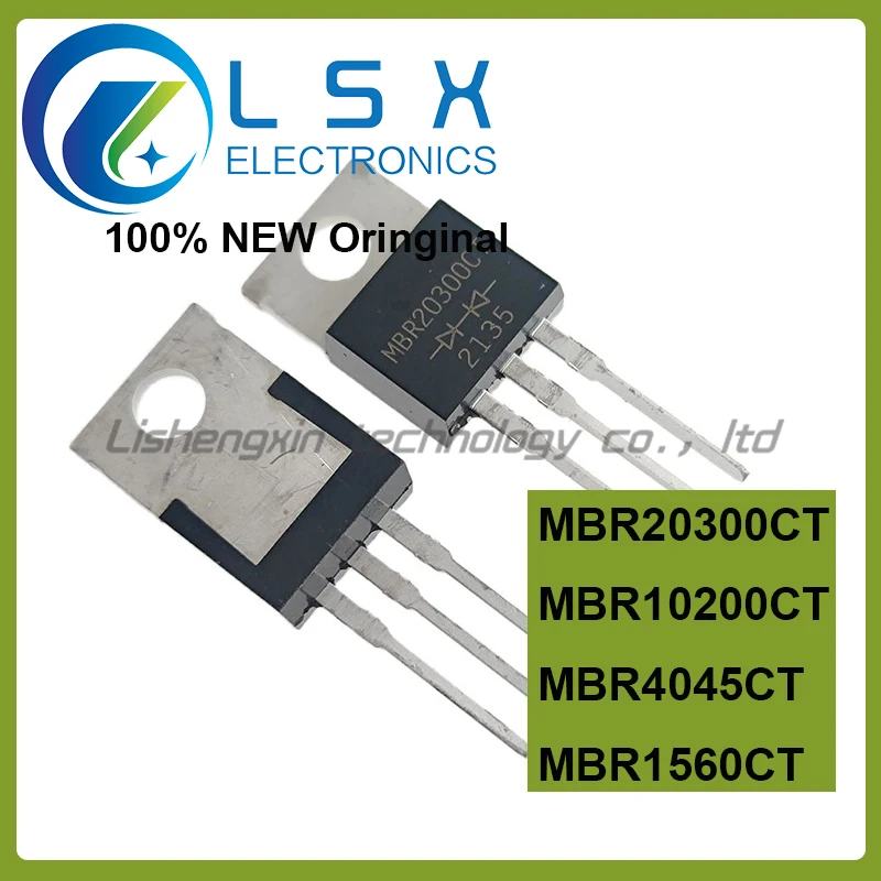 New/5pcs MBR20300CT MBR10200CT MBR4045CT MBR1560CT New import Schottky diode Field effect tube Integrated circuit IC