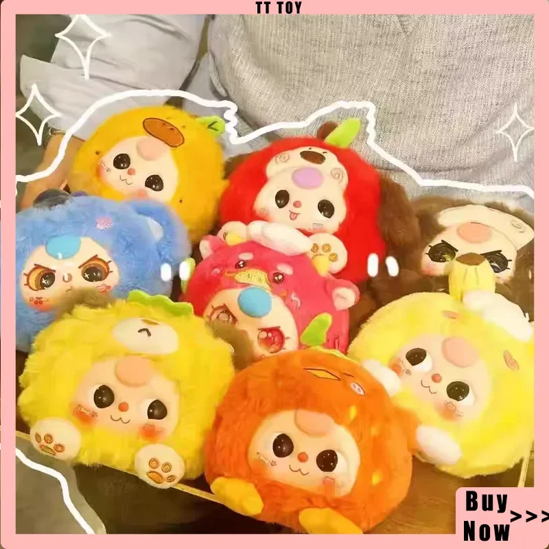 

Оригинальная детская три настоя, виниловая плюшевая слепая коробка, милая кукла с фруктами, модная слепая коробка, игрушки, сумка, украшение, кулон, подарок