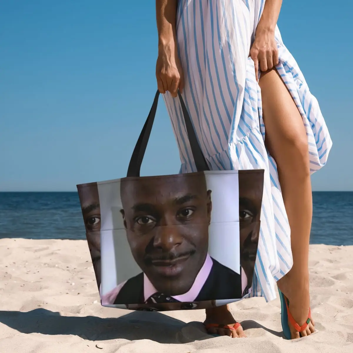 Alan Johnson Peep Show Beach Tote Bag Sport Gym Yoga Duffle Large Tote Bag Women Travel Bag Fitness bag