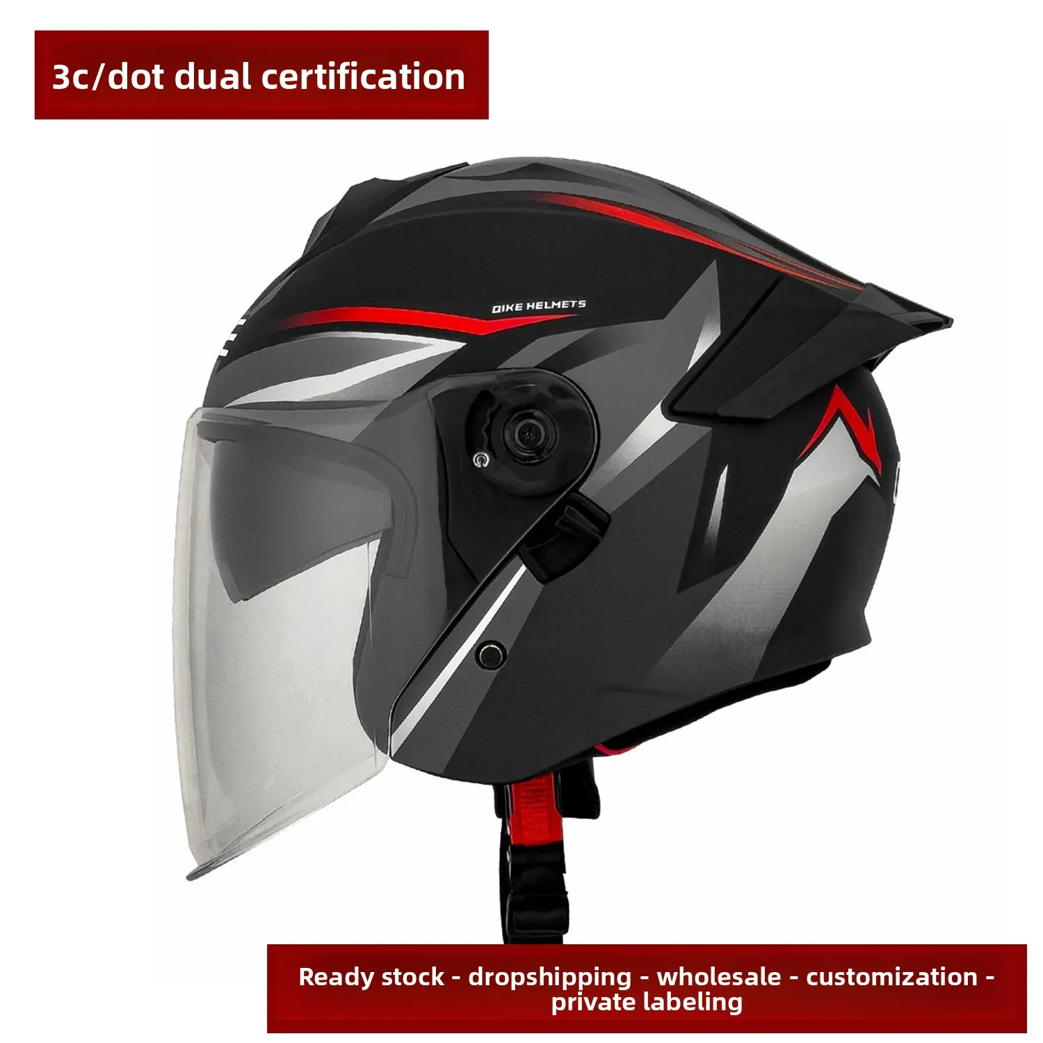

Four Points Three Motorcycle Helmets Four Seasons Universal Double Lens New Wholesale Spot