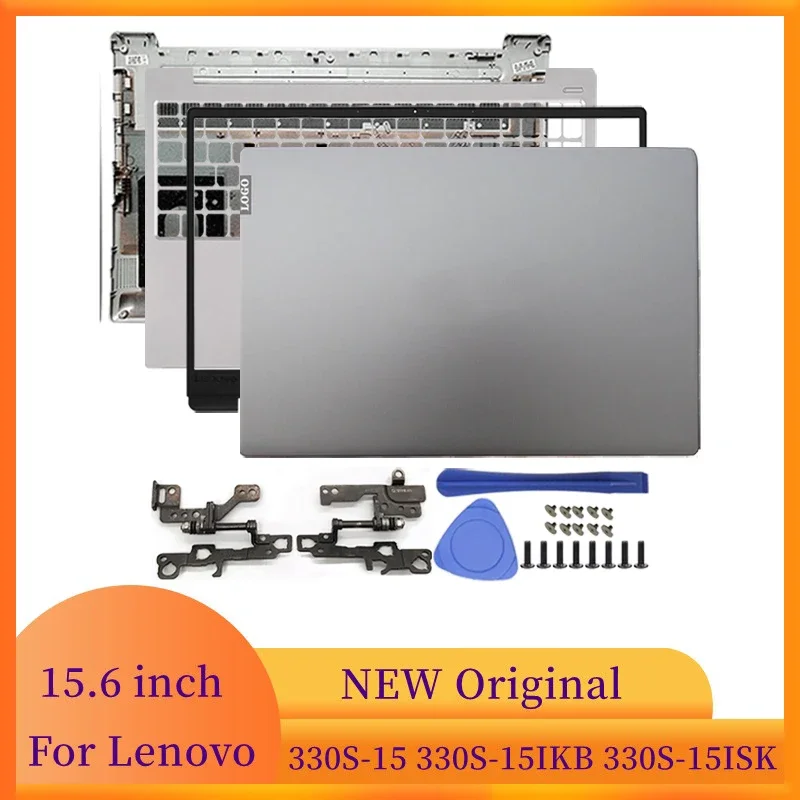 Silver NEW For Lenovo 330S-15 330S-15IKB 330S-15ISK Laptop LCD Back Cover/Front Bezel/Hinges/Palmrest/Bottom Case