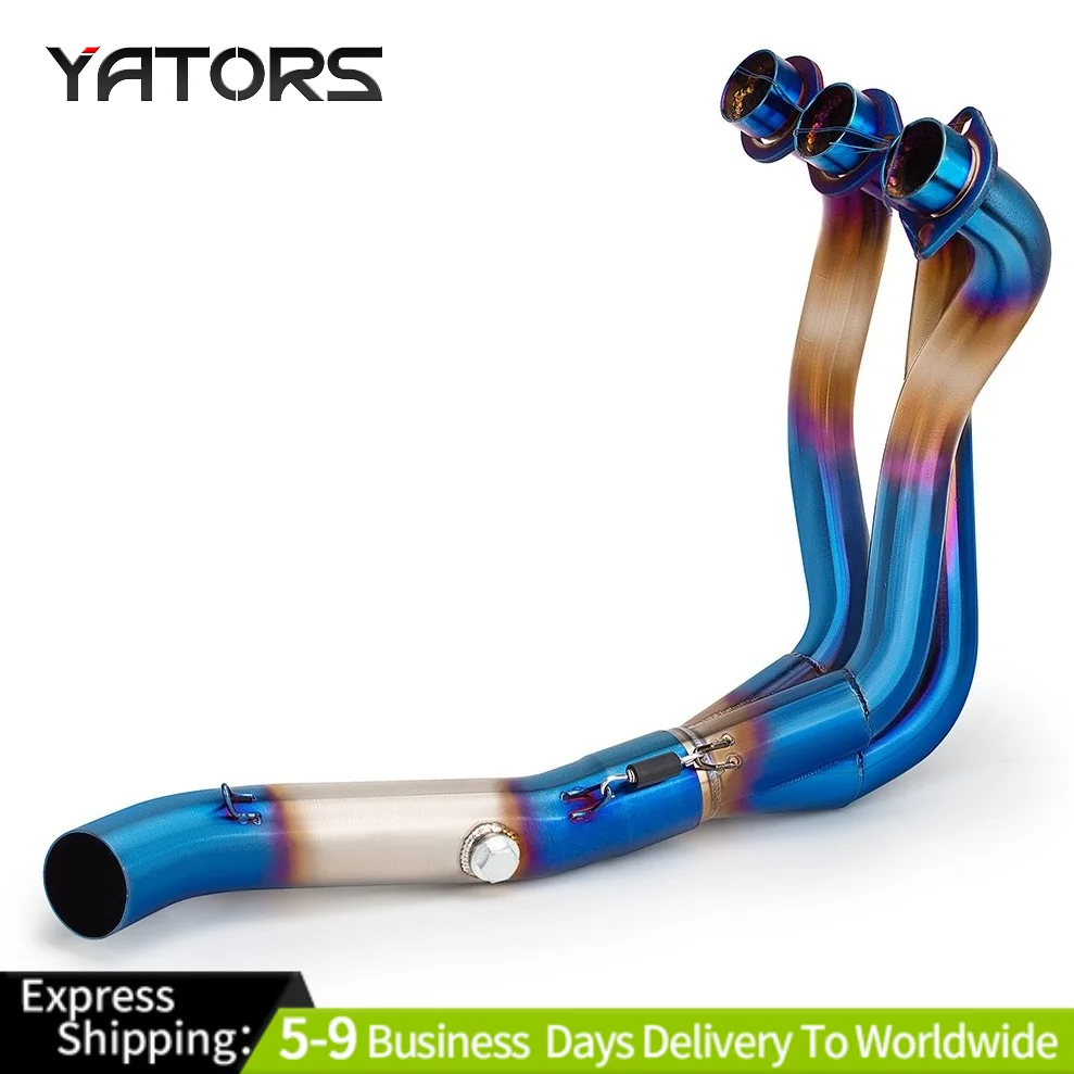 

Slip For Yamaha FZ09 MT09 2014-2020 Full Exhaust Muffler Header Front Link Pipe Exhaust Systems Exhausts Pipes