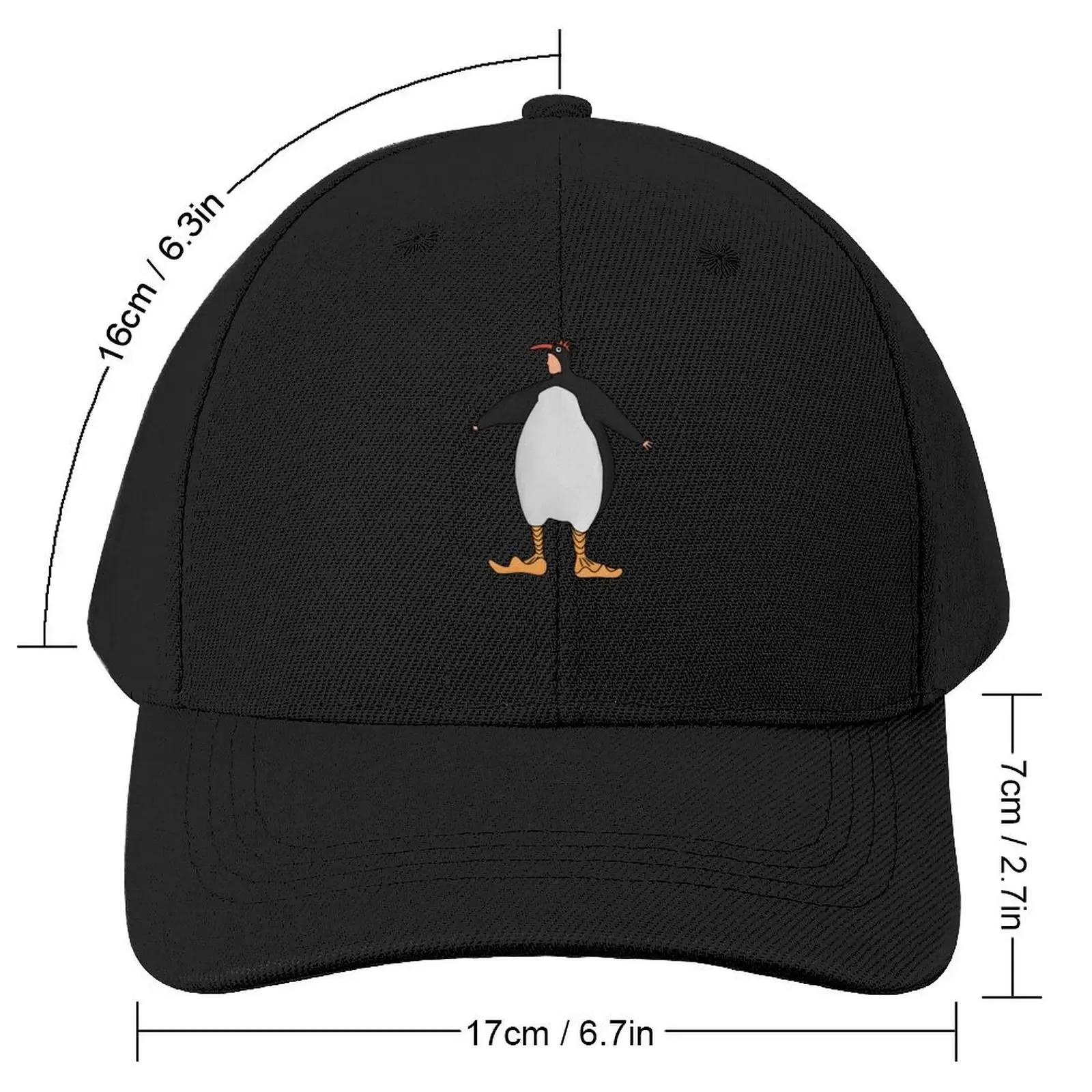 Lano & Woodley Penguin Man Baseball Cap sun hat Rave fashionable Women's 2025 Men's