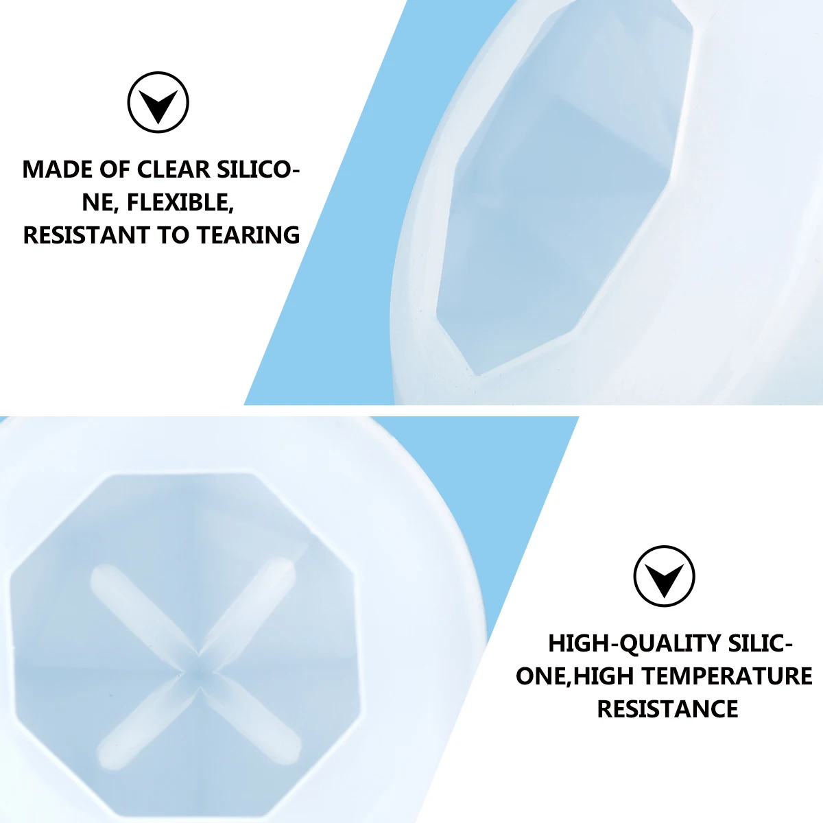 

Diamond Silicone Mold Ice Cube Molds Diy Casting Epoxy Jewelry Resin Wax Melt Sweater Table