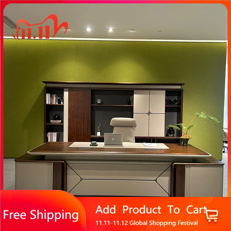 

Minimalist Corner Computer Desk Workbench Desktops Extender Console Desk Hutch Supplies Reception Bureau Chinese Style Furniture